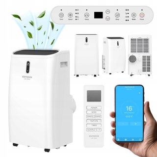 Klimatyzator Przenośny Aiwa Pac16y2 4,7Kw - Timer, Wifi, 4 Funkcje Pracy