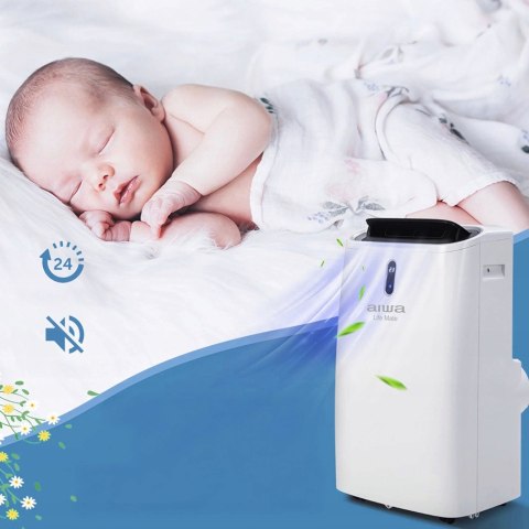 Klimatyzator Przenośny Aiwa Pac16y2 4,7Kw - Timer, Wifi, 4 Funkcje Pracy