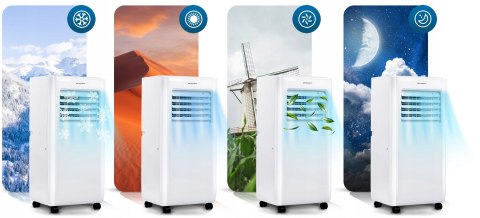 Klimatyzator Przenośny Bd-580 2,9Kw 5W1 Z Wifi, Osuszacz 26L/24H, 40M2