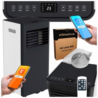 Klimatyzator Przenośny Climative Ac29-S Duo 3Kw Wifi 3W1 - Cichy, Ekonomiczny