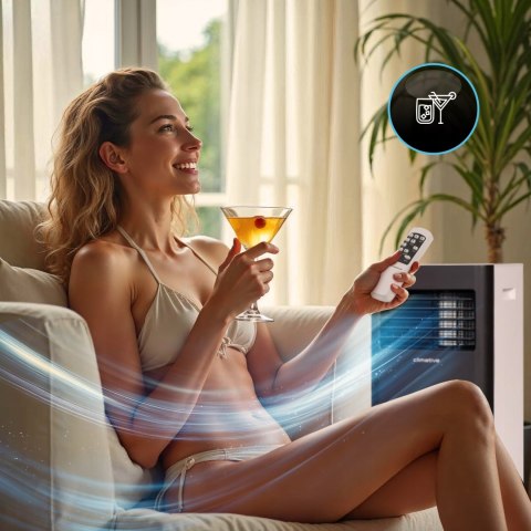Klimatyzator Przenośny Climative Ac29-S Duo 3Kw Wifi 3W1 - Cichy, Ekonomiczny