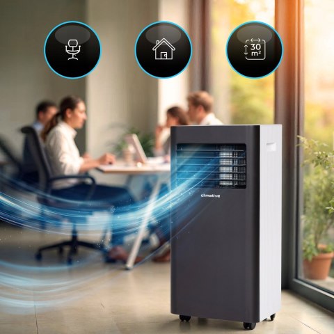 Klimatyzator Przenośny Climative Ac29-S Duo 3Kw Wifi 3W1 - Cichy, Ekonomiczny