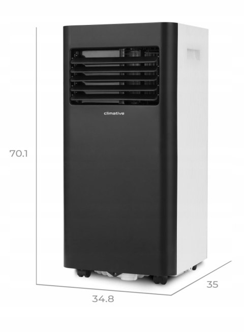 Klimatyzator Przenośny Climative Ac29-S Duo 3Kw Wifi 3W1 - Cichy, Ekonomiczny