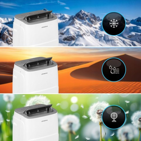 Klimatyzator Przenośny Climative Jet 4,1Kw Z Wi-Fi I Osuszaniem 3W1