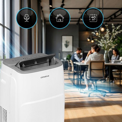 Klimatyzator Przenośny Climative Jet Wifi 4,1 Kw - Chłodzenie, Osuszanie, Wentylacja
