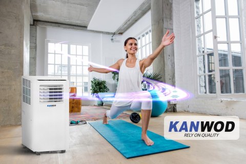 Klimatyzator Przenośny Do Domu 7000Btu Chłodzenie 30M2 Z Pilotem I Kółkami
