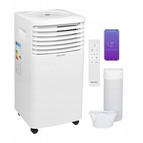Klimatyzator Przenośny Wifi 3W1 2,6Kw Osuszacz I Chłodzenie Sotra Warmtec