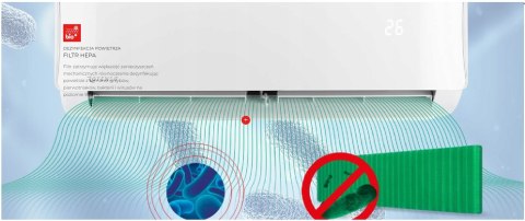Klimatyzator Rotenso Imoto X 3,5Kw Wi-Fi 4D A+++ Hepa Ogrzewanie -22°C