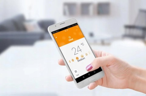 Klimatyzator Ścienny Gree Fairy Dark 2,7Kw Wi-Fi, Jonizator, A++