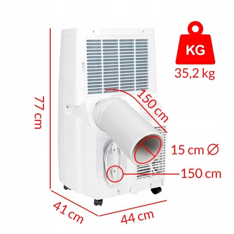 Klimatyzator Vaco Arrifana 16 3W1 4,5Kw Wifi Z Uszczelką, Cichy, A