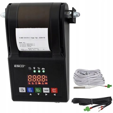Termograf Dr201+ Rejestrator Temp./Wilg. 62K Pomiarów, Do Transportu Auto