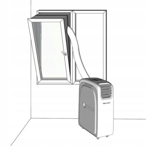 Uszczelka Okienna Do Klimatyzatora Warmtec Airstop 3M - Odprzeciw Insektom