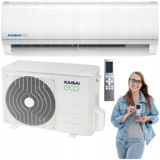 Klimatyzator Aux Q-Smart Eco 3,5 Kw Wi-Fi, Oszczędny Dla 25-35 M²