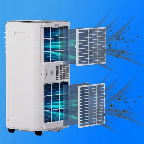 Klimatyzator Przenośny 2,5Kw 3W1: Chłodzenie, Osuszanie, Wentylacja Smart