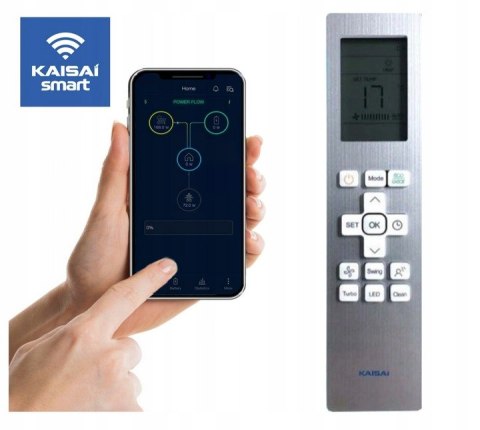 Klimatyzator Ścienny Kaisai Eco 2,6 Kw Z Wi-Fi - Chłodzenie I Ogrzewanie