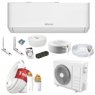 Klimatyzator Ścienny Mistral 3,5Kw Wifi Z Funkcją Gentle Wind I Zestawem Zimowym