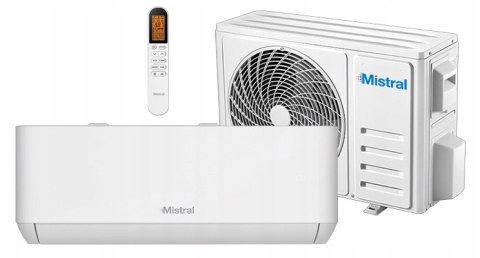 Klimatyzator Ścienny Mistral 3,5Kw Wifi Z Funkcją Gentle Wind I Zestawem Zimowym