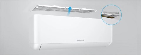 Klimatyzator Ścienny Mistral 3,5Kw Wifi Z Funkcją Gentle Wind I Zestawem Zimowym