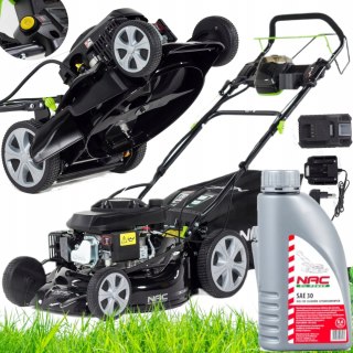 Kosiarka Spalinowa Nac Ls46-146-Hs-Es-Ng 2.6 Kw Z Napędem I Mulczowaniem