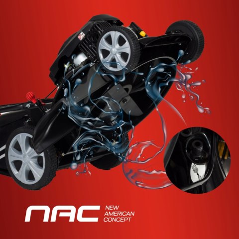 Kosiarka Spalinowa Nac Ls46-146-Hs-Ng 146Cm³ 60L Z Napędem I Mulczowaniem