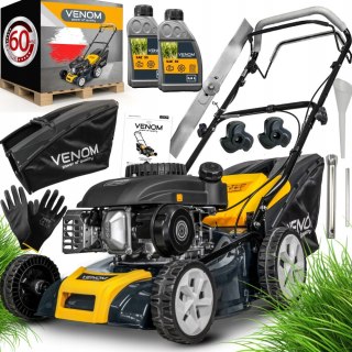 Kosiarka Spalinowa Venom 41Cm 2,2Kw Z Koszem 45L I Regulacją Wysokości
