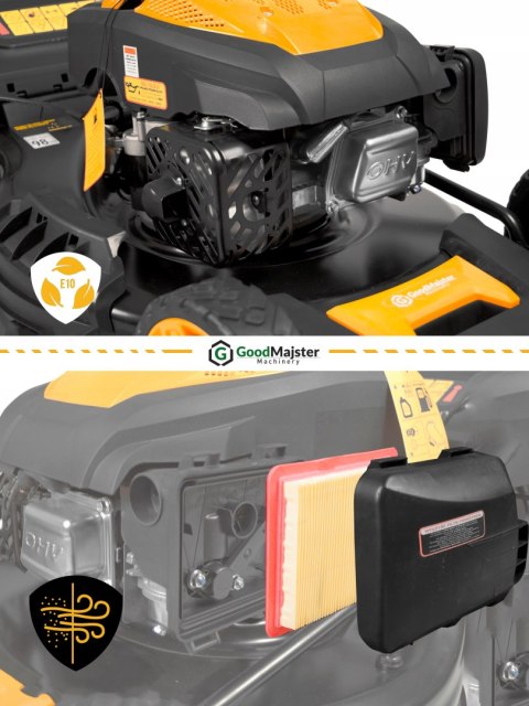 Kosiarka Spalinowa Goodmajster Gmm-Rl53nes 53Cm, 10Hp, Elektryczny Rozruch