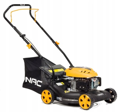 Kosiarka Spalinowa Nac 41 Cm 1,3 Kw Bez Napędu 2W1, Kosz 40L Czterosuwowa