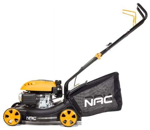 Kosiarka Spalinowa Nac 41 Cm 1,3 Kw Bez Napędu 2W1, Kosz 40L Czterosuwowa