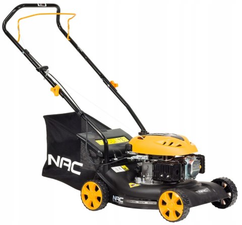Kosiarka Spalinowa Nac 41 Cm 1,3 Kw Bez Napędu 2W1, Kosz 40L Czterosuwowa