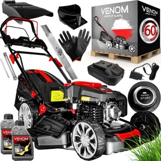 Kosiarka Spalinowa Venom V-53E 200Cc 53 Cm Z Napędem I Elektrycznym Rozrusznikiem