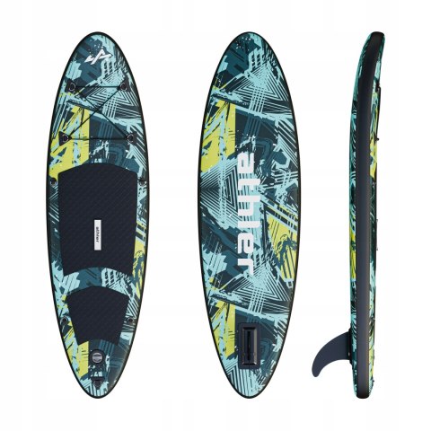 Deska Sup 200Cm Dla Młodzieży Z Siodełkiem I Plecakiem Splash 50 Green