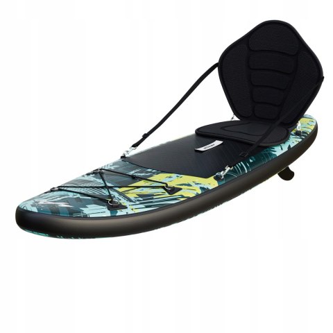 Deska Sup 200Cm Dla Młodzieży Z Siodełkiem I Plecakiem Splash 50 Green