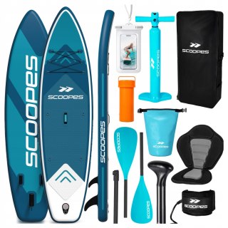 Deska Sup 320 Cm 2W1 - Pompowana, Z Siedziskiem I Wiosłem, Allround Set
