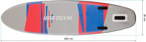 Deska Sup 320Cm Hybrydowa Pompowana, Z Siedziskiem I Uchwytm Go-Pro Set