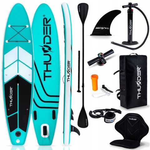 Deska Sup 320Cm Pompowana Z Stabilnym Wiosłem I Zestawem Akcesoriów Thunder
