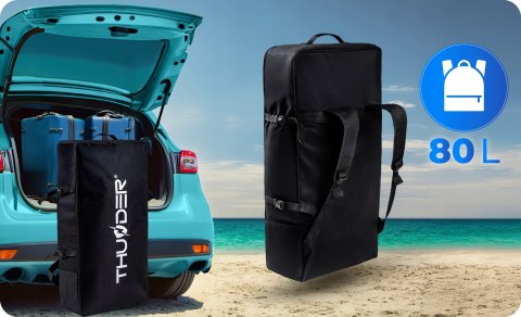 Deska Sup 320Cm Pompowana Z Stabilnym Wiosłem I Zestawem Akcesoriów Thunder