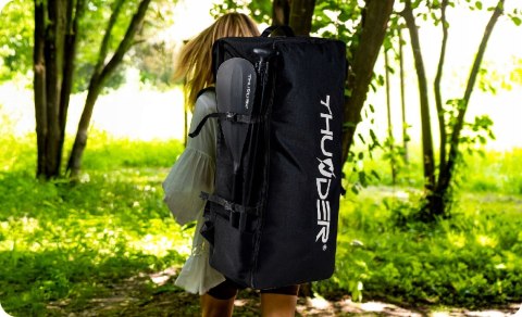 Deska Sup 320Cm Pompowana Z Stabilnym Wiosłem I Zestawem Akcesoriów Thunder