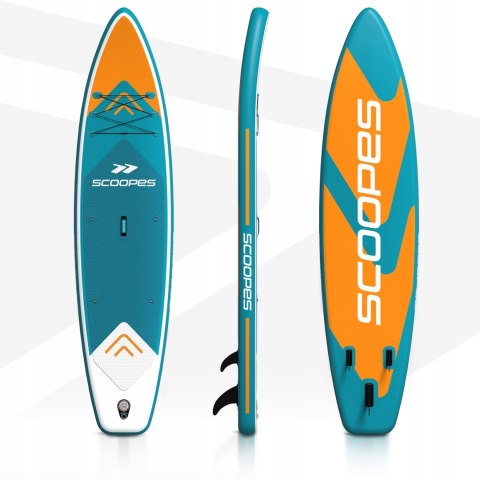 Deska Sup 350 Cm 2W1 - Pompowana, Z Siedzeniem I Wiosłem, Kompletny Zestaw