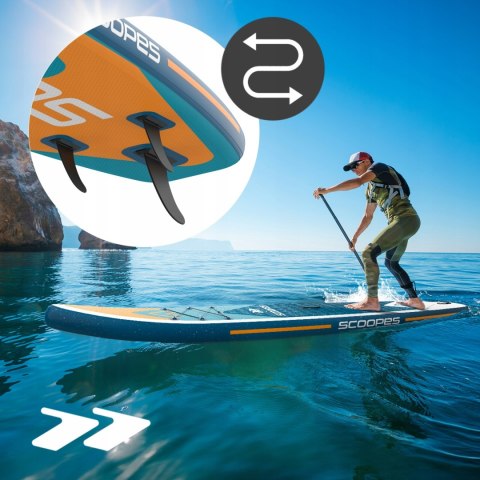 Deska Sup 350 Cm 2W1 - Pompowana, Z Siedzeniem I Wiosłem, Kompletny Zestaw