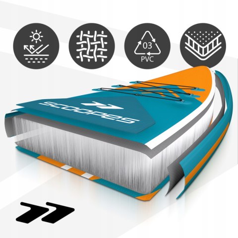 Deska Sup 350 Cm 2W1 - Pompowana, Z Siedzeniem I Wiosłem, Kompletny Zestaw