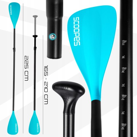 Deska Sup 350 Cm 2W1 - Pompowana, Z Siedzeniem I Wiosłem, Kompletny Zestaw