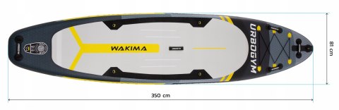 Deska Sup 350Cm Set: Siedzisko, Go Pro Uchwyt, Hybryda Sup/Kajak 5 Uchwyt