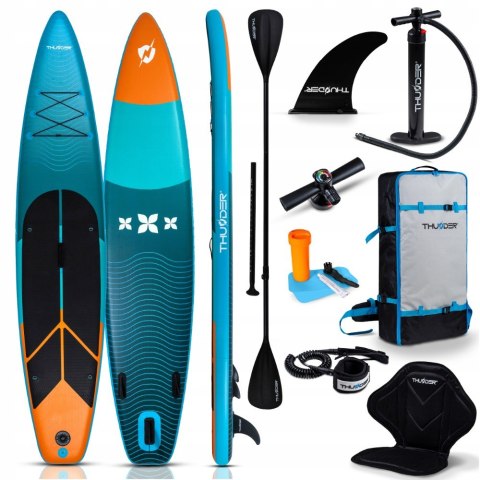 Deska Sup 365Cm - Wytrzymała Stand Up Paddle Board Z Wiosłem I Siedzeniem