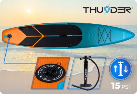 Deska Sup 365Cm - Wytrzymała Stand Up Paddle Board Z Wiosłem I Siedzeniem