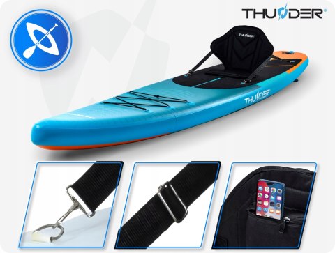 Deska Sup 365Cm - Wytrzymała Stand Up Paddle Board Z Wiosłem I Siedzeniem