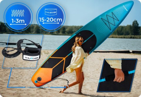 Deska Sup 365Cm - Wytrzymała Stand Up Paddle Board Z Wiosłem I Siedzeniem