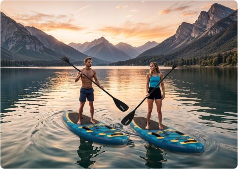 Deska Sup Aquasurf 320 Cm Z Kompletem: Wiosło, Pompka, Plecak, Siedzisko
