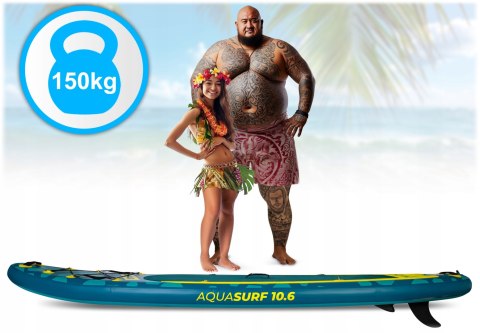 Deska Sup Aquasurf 320 Cm Z Kompletem: Wiosło, Pompka, Plecak, Siedzisko