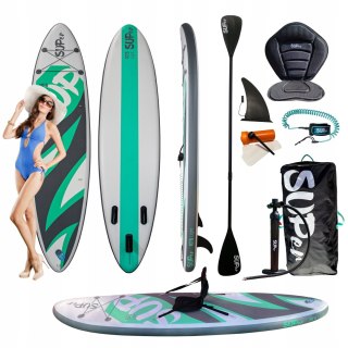 Deska Sup Combo 10'6 Allround Z Wiosłem 2W1, Siedzisko, Plecakiem, Smycz