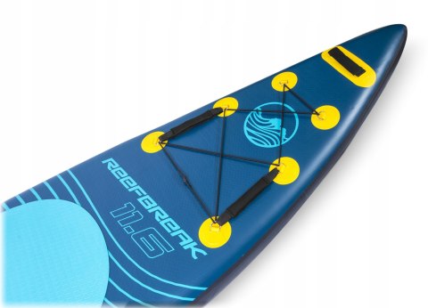 Deska Sup Do Pływania Reefbreak 11.6 350X81cm Drop Stitch, 5 Uchwytów, 332L